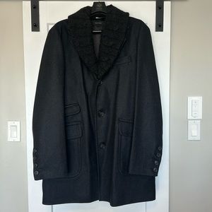 Mackage Wool Top Coat - dark grey